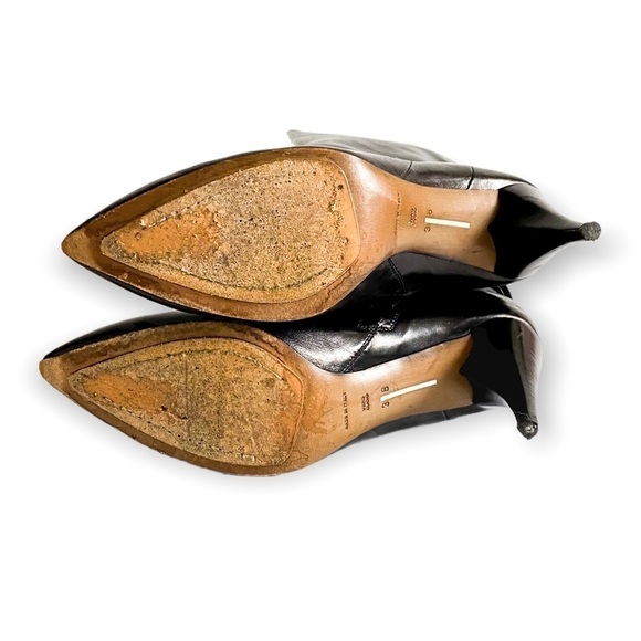 Y2K Costume National knee high leather boots with removable straps, size 38EU - Picture 12 of 16